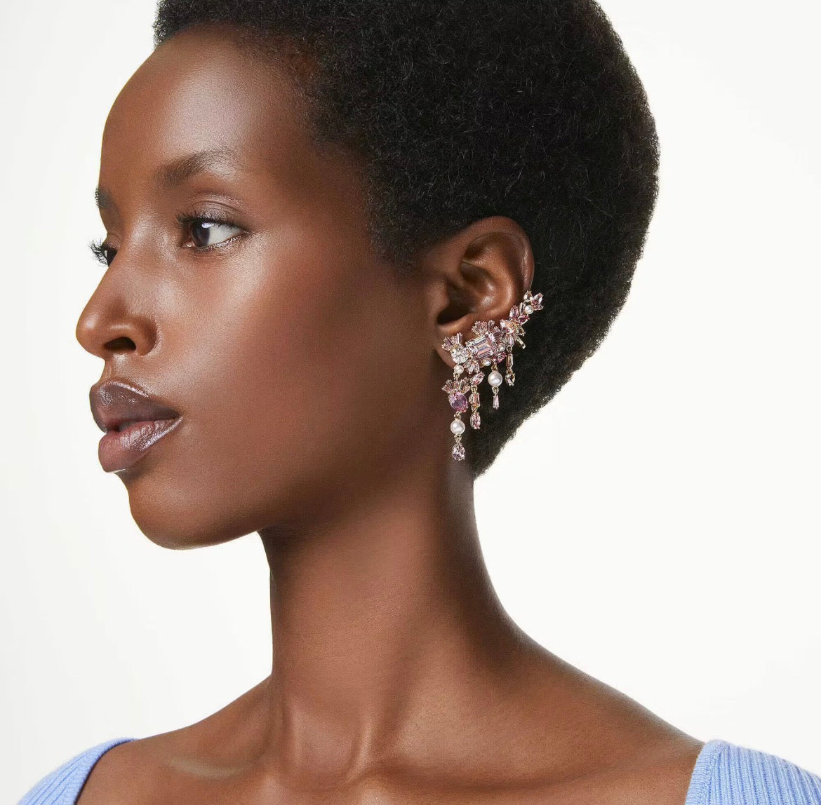 Boucles d’oreilles, Le camaïeu rose